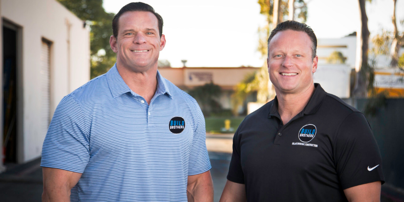 A photo of Build Brothers owners.