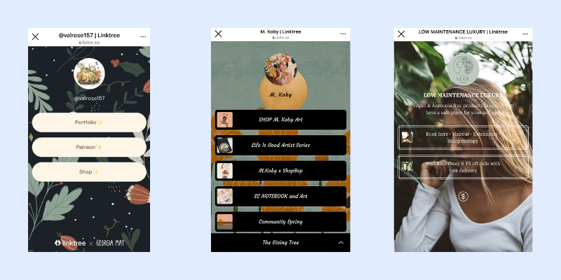 Best Linktree Examples to Help Convert Your Social Media Followers