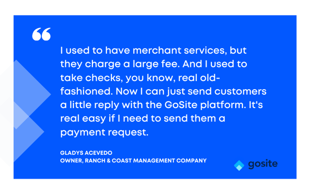 quote about sending customers payment requests