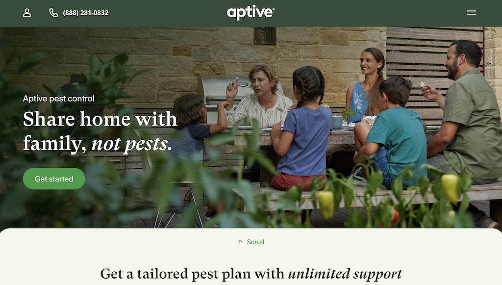 pest control websites aptive