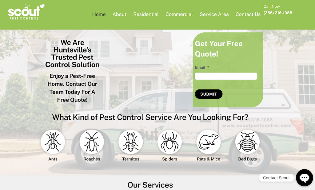 pest control websites scout