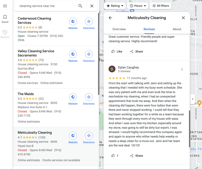 Read Local Reviews