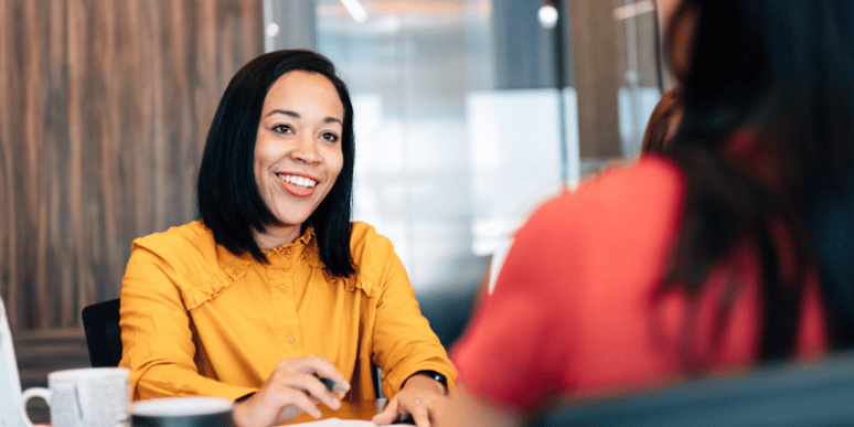 what is meant by business plan appraisal Small business owner speaking to an appraiser.