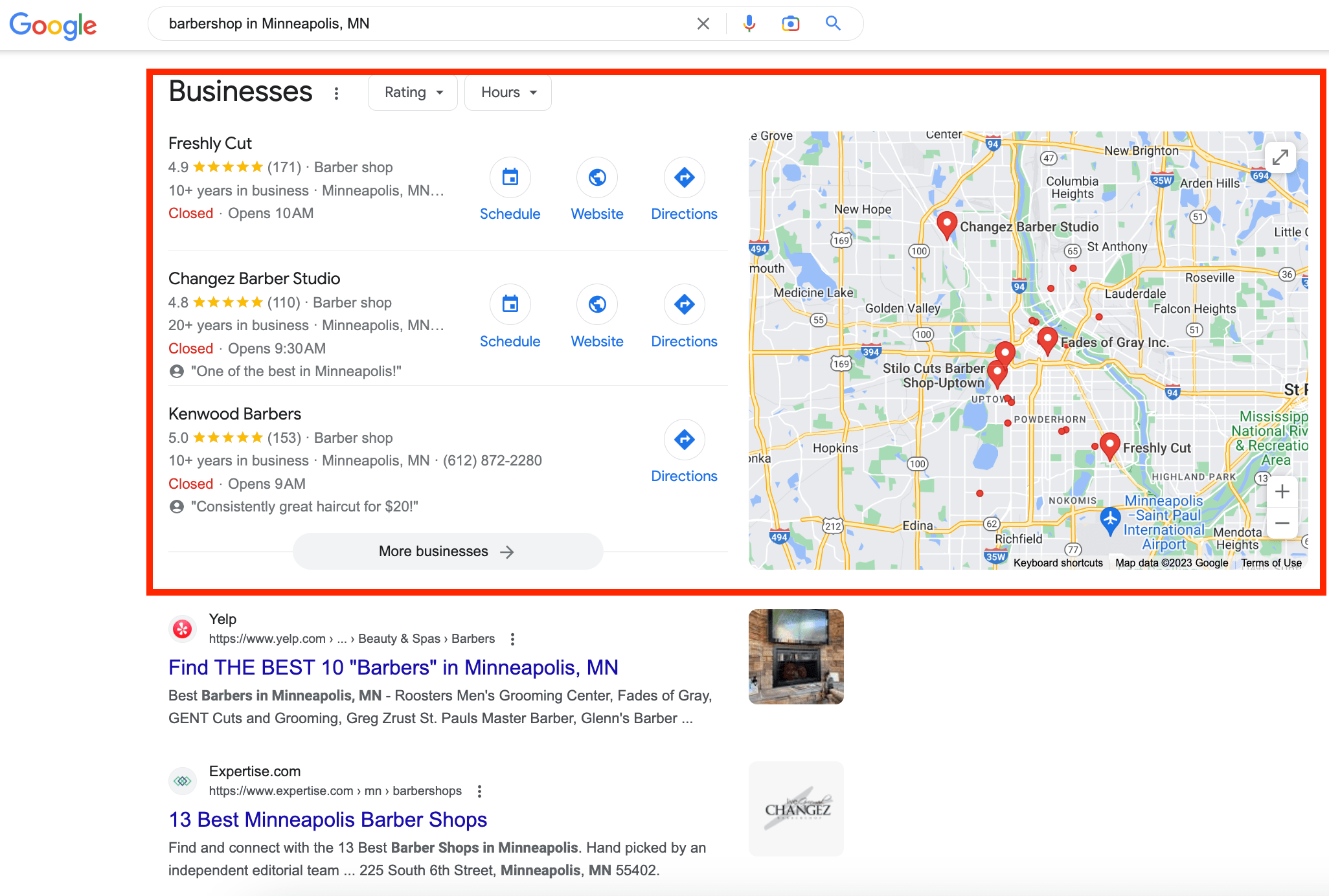 Google-Local-Pack how to get your google business listing visible online