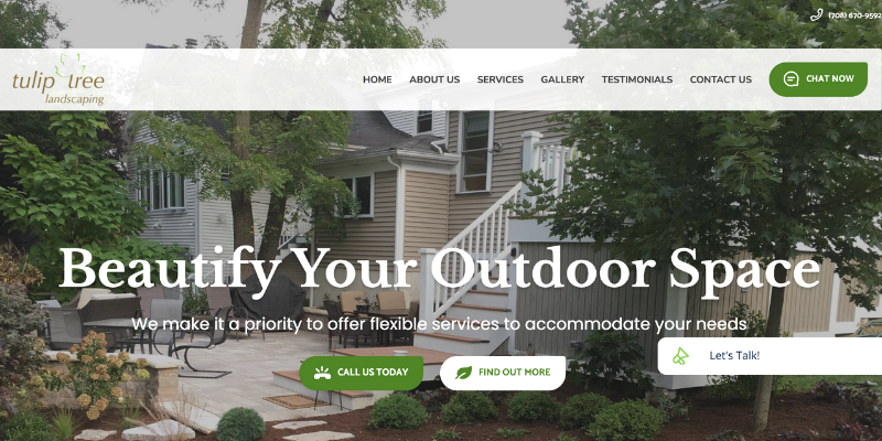 Web Design For Landscapers