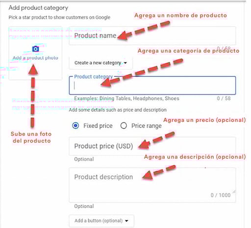 Imagen de inventario de productos.