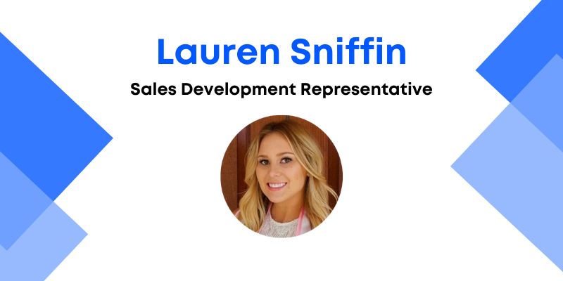 Lauren Sniffin sales development representative
