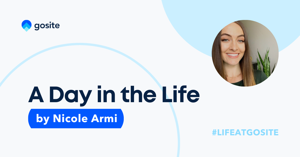 A day in the life by Nicole Armi with a picture of Nicole featured_image