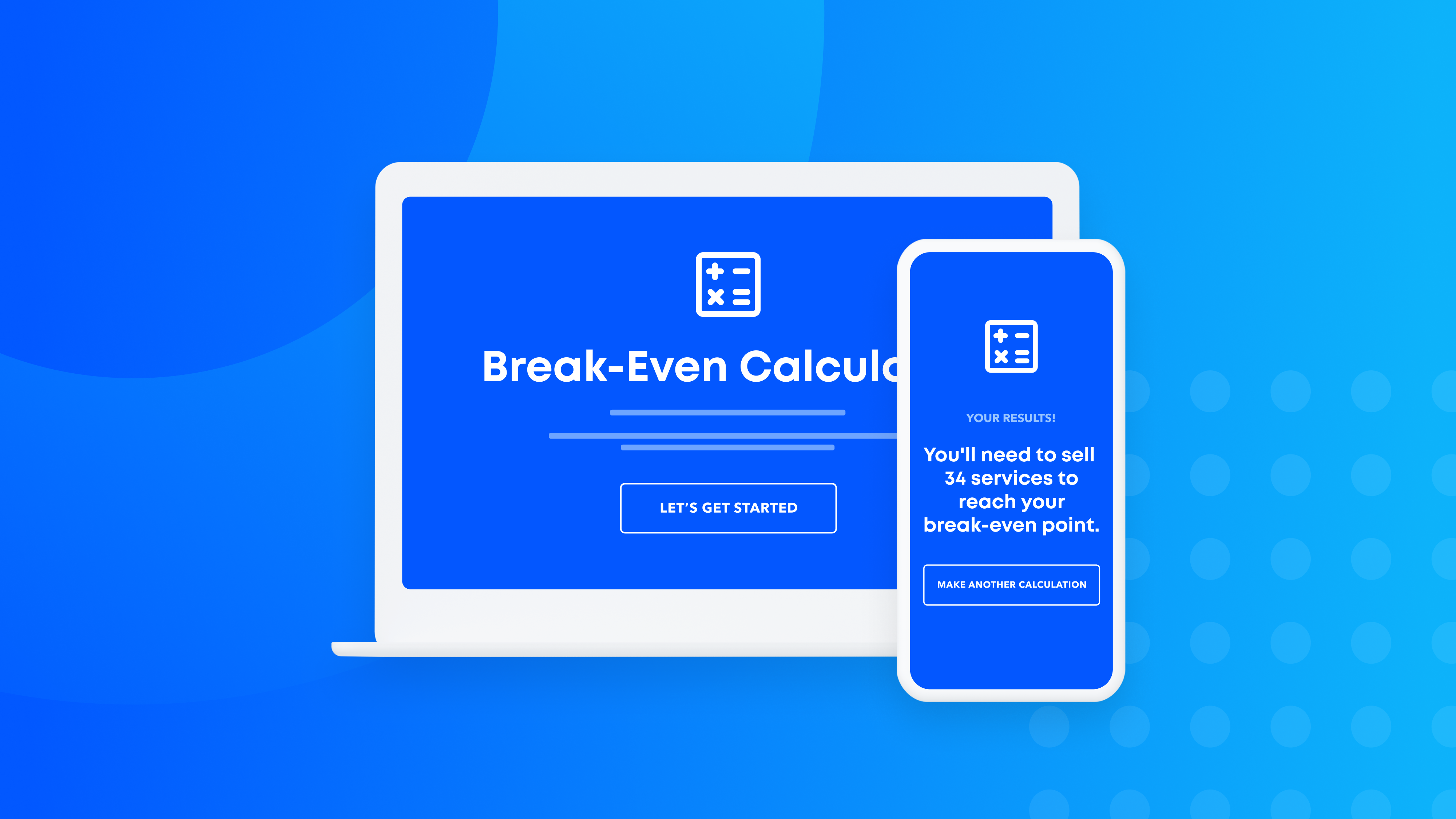 Illustration of a calculator. 