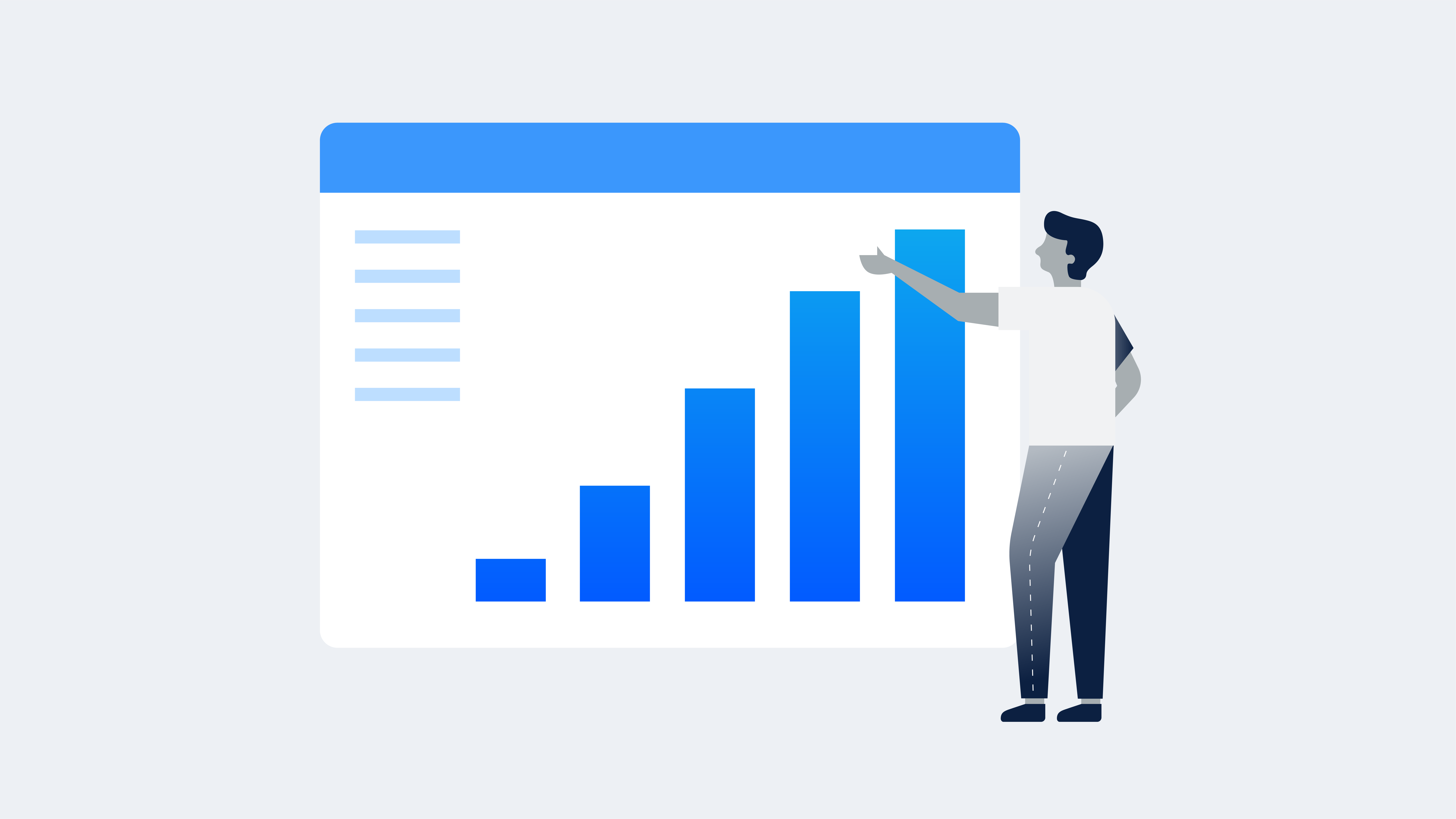 Illustration of a bar graph showing a positive trajectory. featured_image