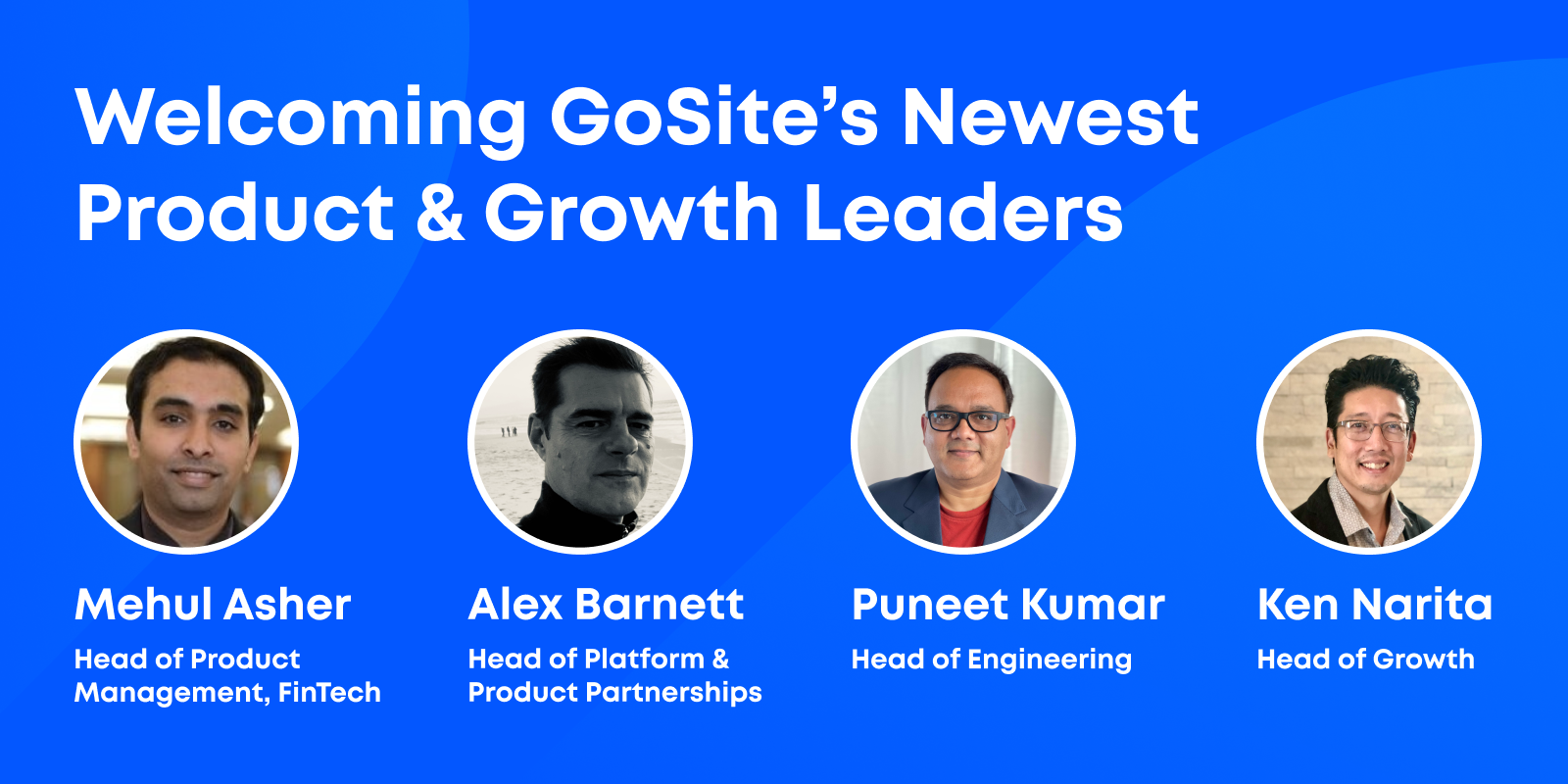 Introducing GoSite's Newest Product & Growth Leaders